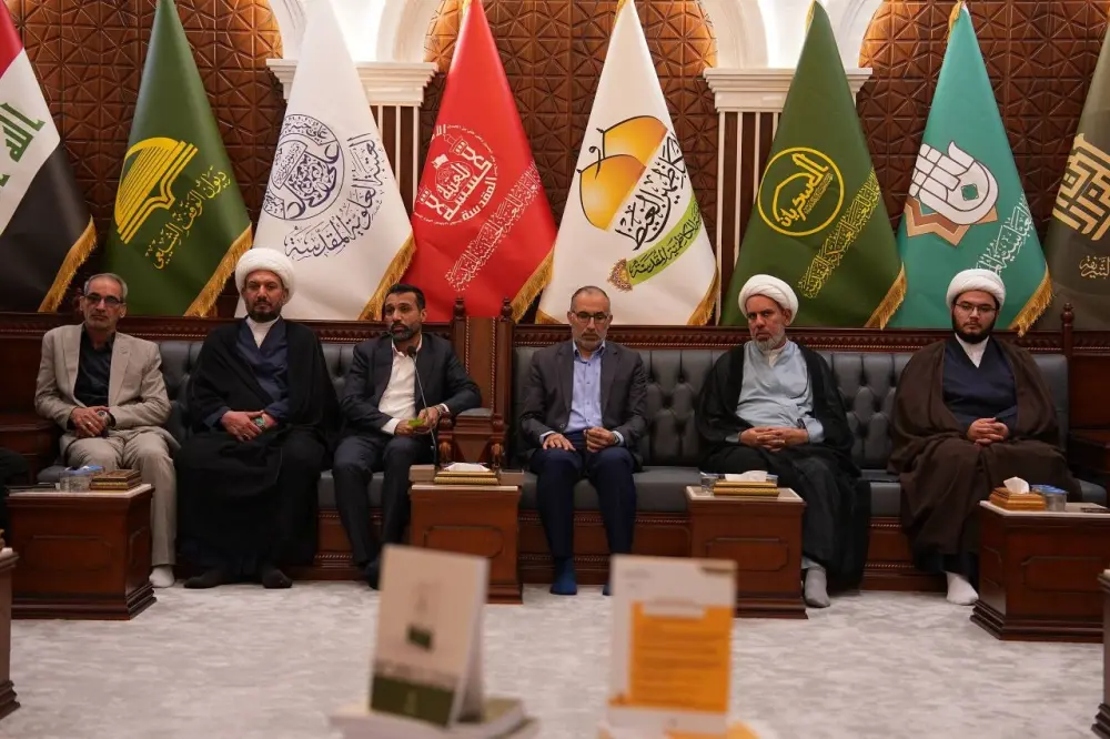 لِحِفْظِ ونشر معارف أئمة سامراء(عليهم السلام).. الأمين العام يزيح الستار عن مَوْسُوعَةَ الصُّحُفِ (الهَادِوِيَّة، العَسْكَرِيَّة، المَهْدِوِيَّة)